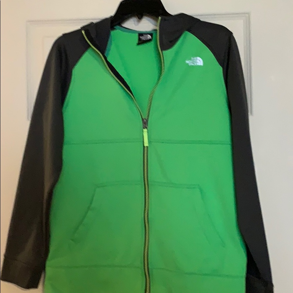The north face zip up hoodie